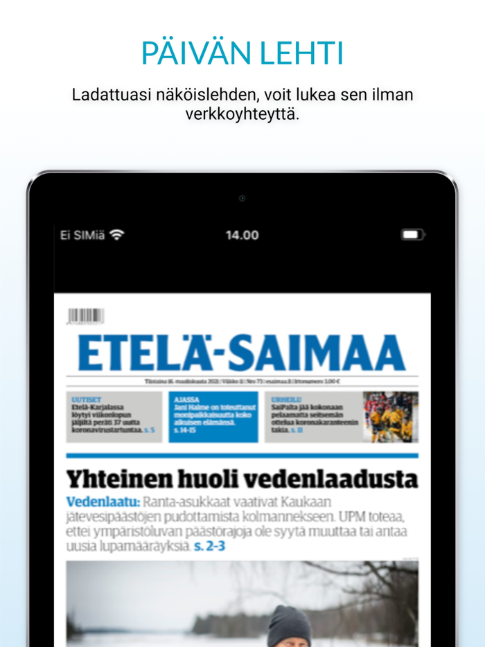 Etelä-Saimaa, päivän lehti