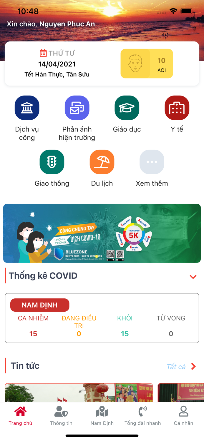 Xã thông minh tỉnh Nam Định