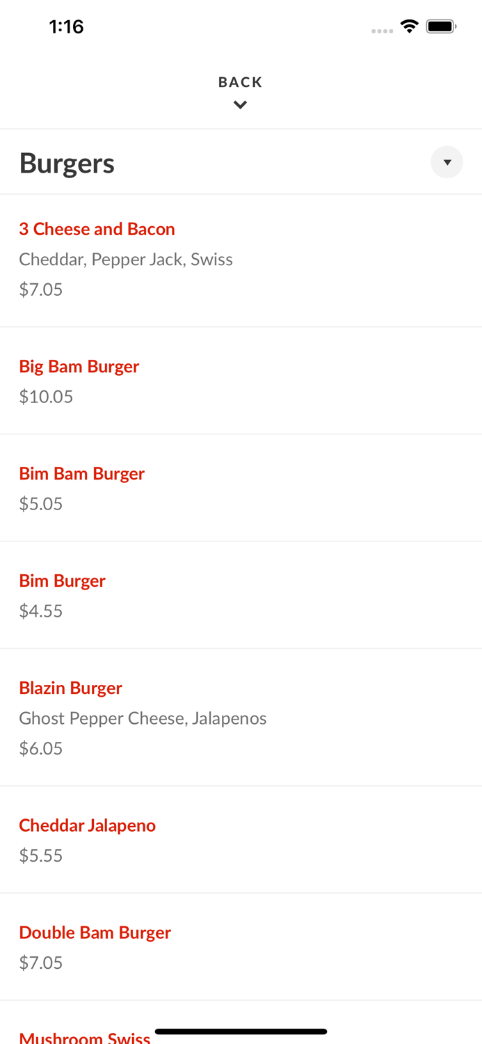 Bim Bam Burgers  Wings