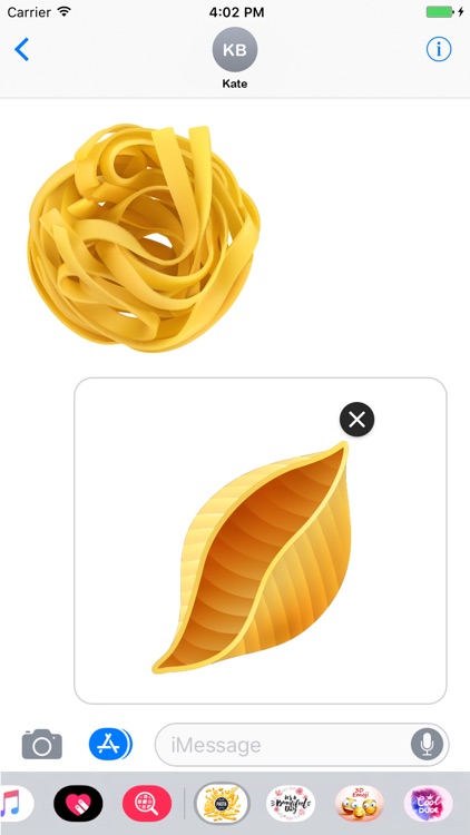 Personal Pasta Stickers