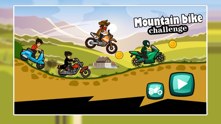 Mountain motorcycle race