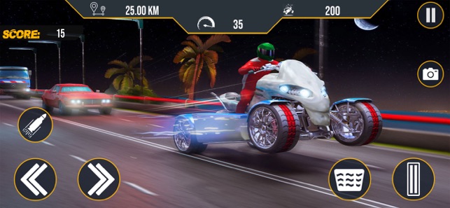 ATV Quad Bike Traffic Shooter(圖2)-速報App