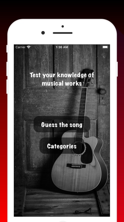 G major - Music quiz