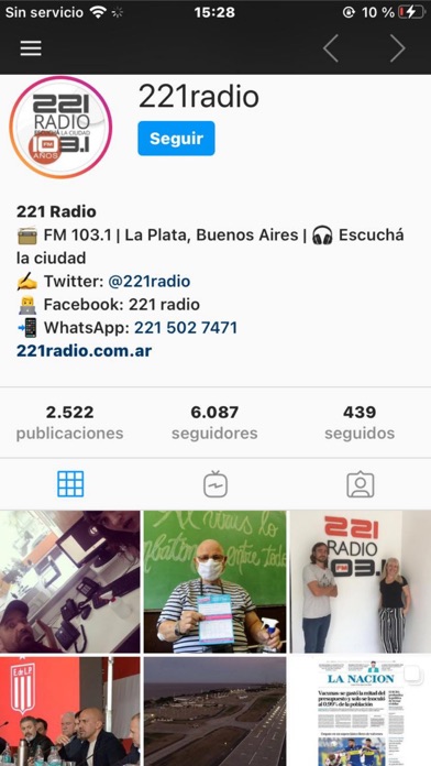 221 Radio La Plata screenshot 4