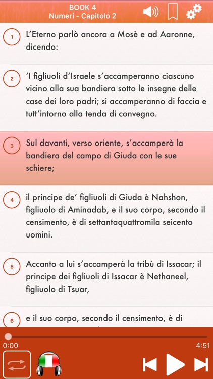 Bible Audio Italian : Riveduta screenshot-2