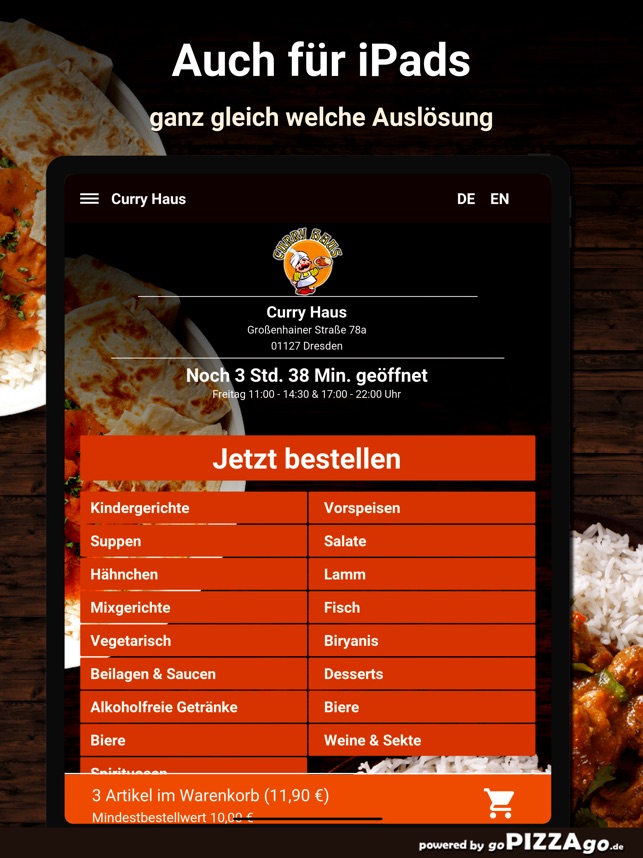 Curry Haus Dresden Pizza Im App Store