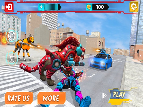 Lion Robot Transform Games screenshot 3