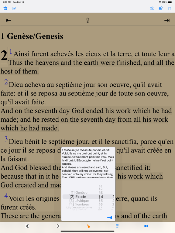 La Bible(Louis Segond French La Bible(Louis Segond French