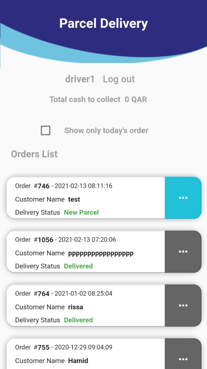 Parcel Delivery App