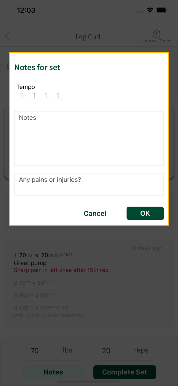 Sculp - Workout Tracker