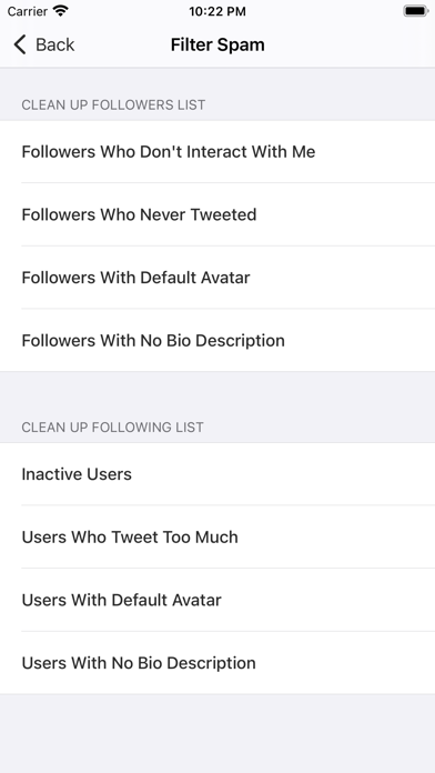 Find Unfollowers And Track New Followers On Twitter - Pro Edition Screenshot 6