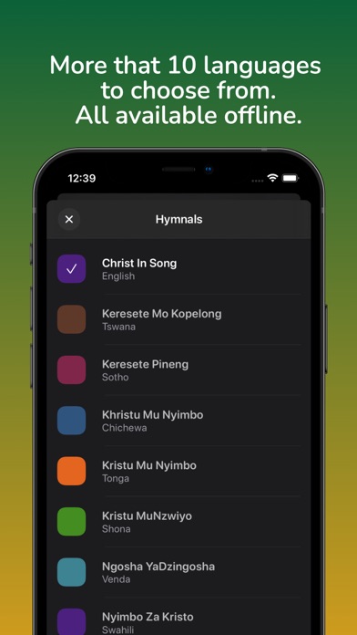 How to cancel & delete Christ In Song - Multi-Language from iphone & ipad 4