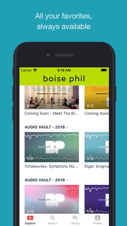 Boise Phil Digital Stage