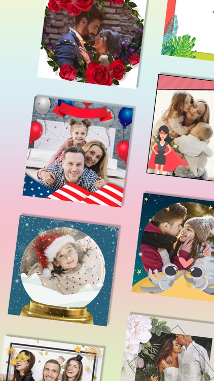 Square Fit Multi Photo Frames screenshot-6