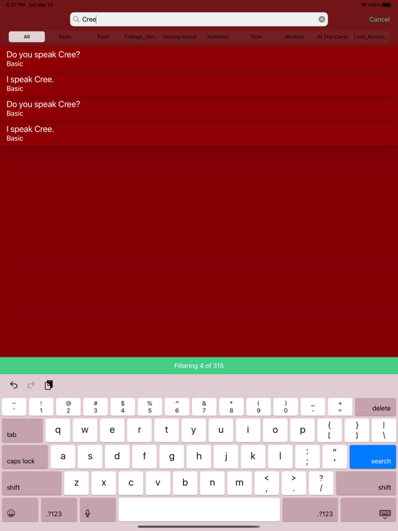 Moose Cree Language App screenshot 4