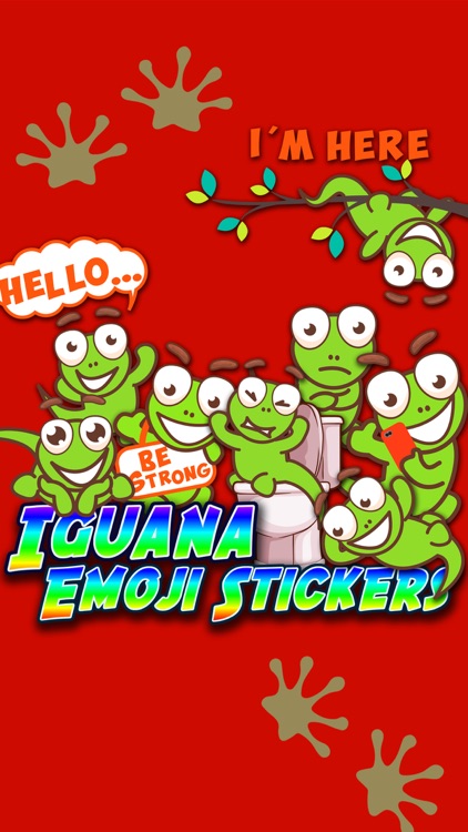 Iguana Emoji Stickers