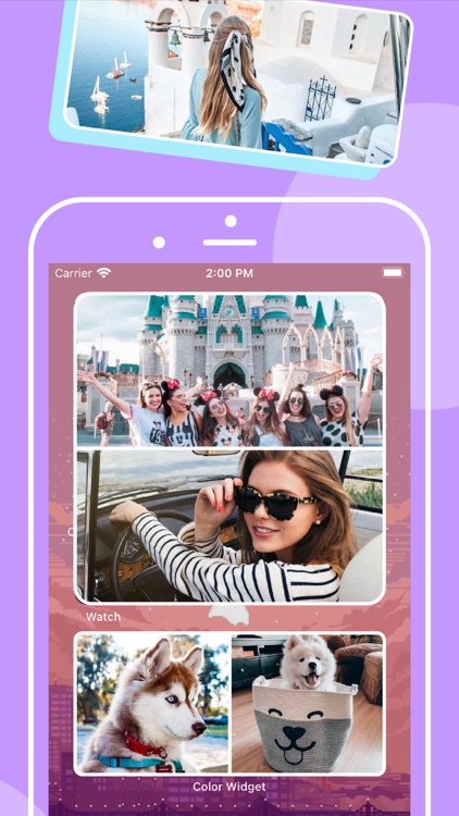 Photo Widgets. Phone app