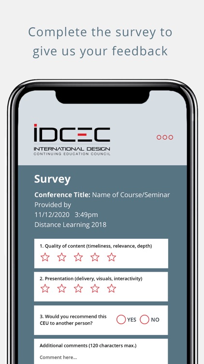 IDCEC Mobile Attendance App