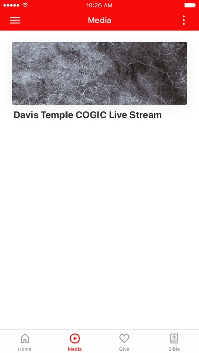 Davis Temple COGIC app screenshot 2