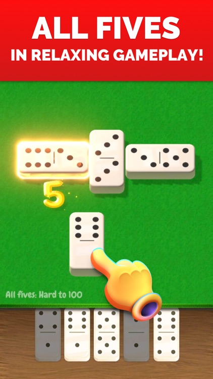 Domino All Fives Classic Game screenshot-0