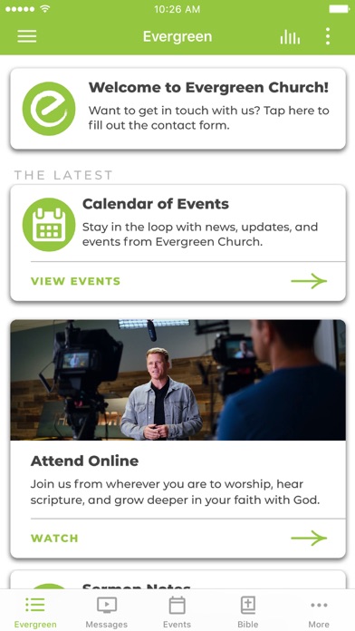 How to cancel & delete Evergreen Church from iphone & ipad 1