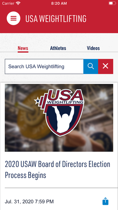 USA Weightlifting App screenshot 2