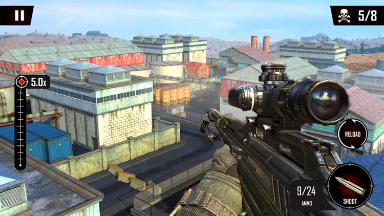 Modern Sniper Shooter Shooting