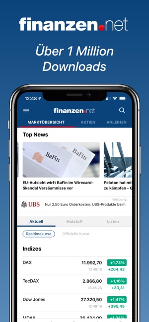 Borse Aktien Finanzen Net Im App Store