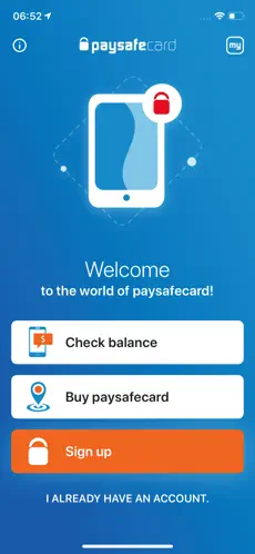Screenshot 1 paysafecard iphone