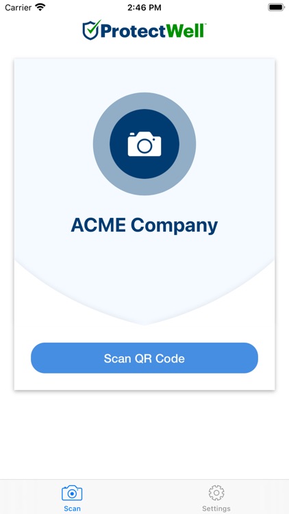 QR Code Scanner - ProtectWell™