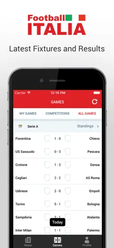 Screenshot 2 Football Italia iphone