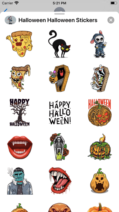 Halloween Halloween Stickers screenshot 3