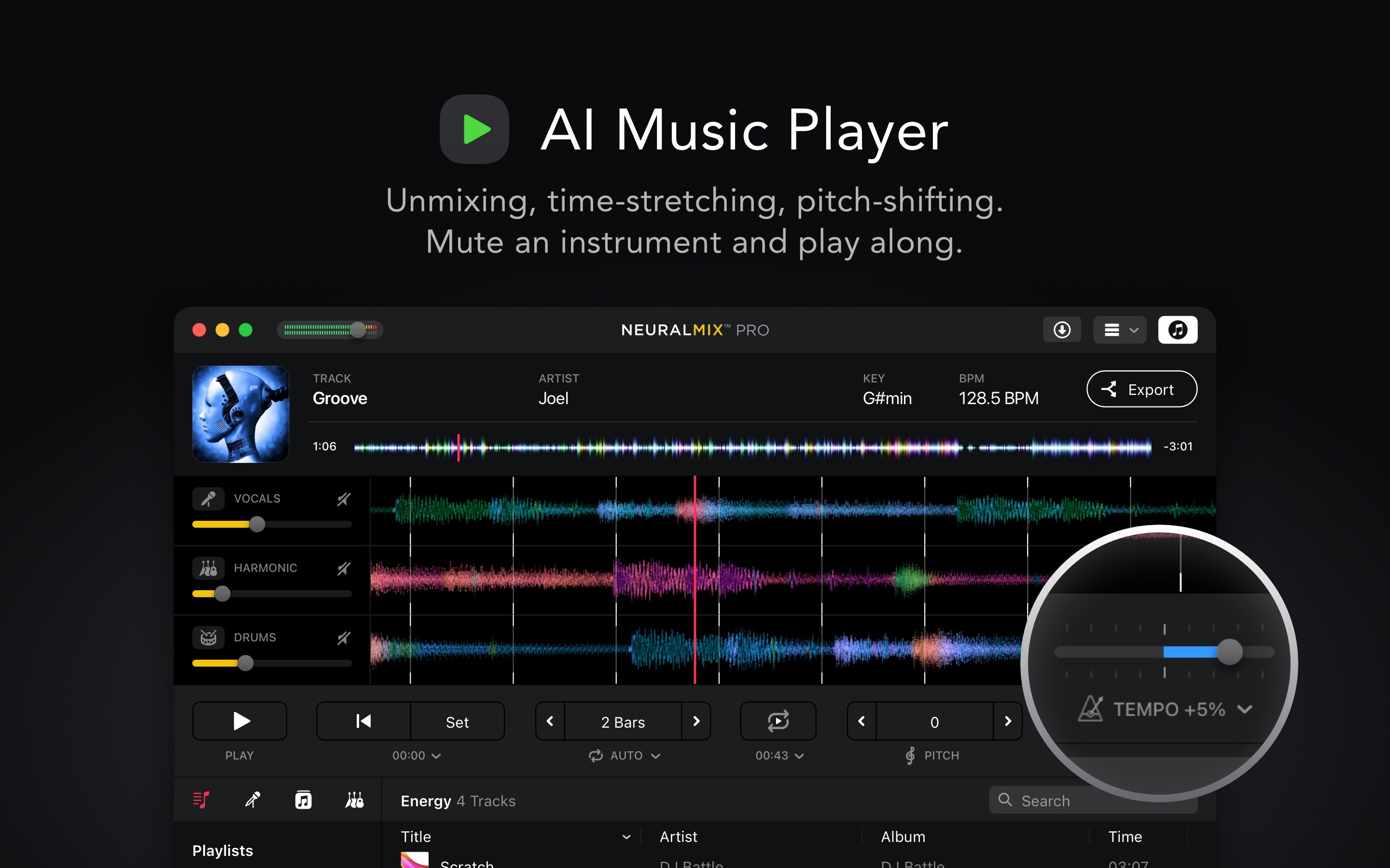 Screenshot do app Neural Mix Pro