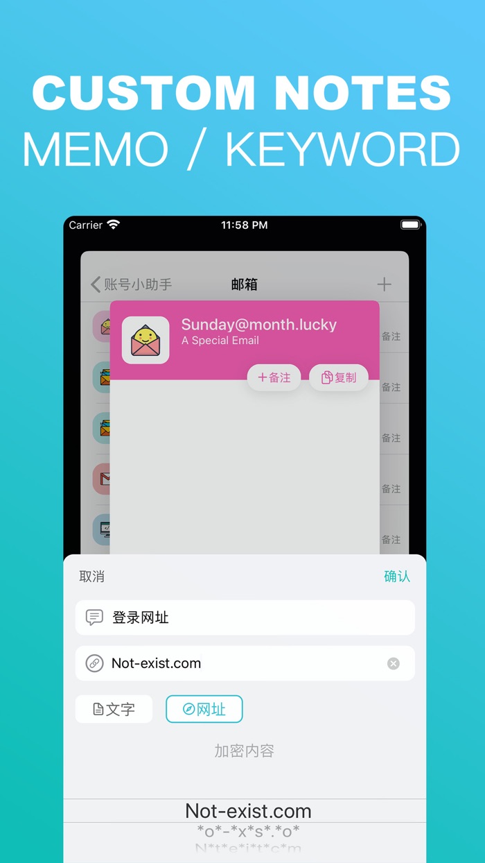 MACUT-Encrypted save accounts
