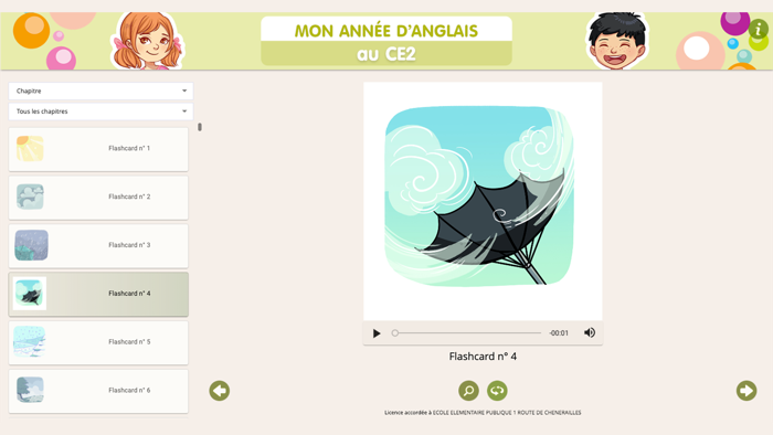 Mon année danglais au CE2