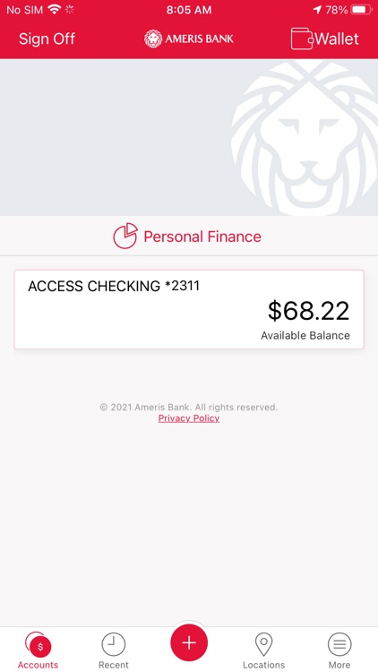 Ameris Bank Personal Mobile screenshot-2