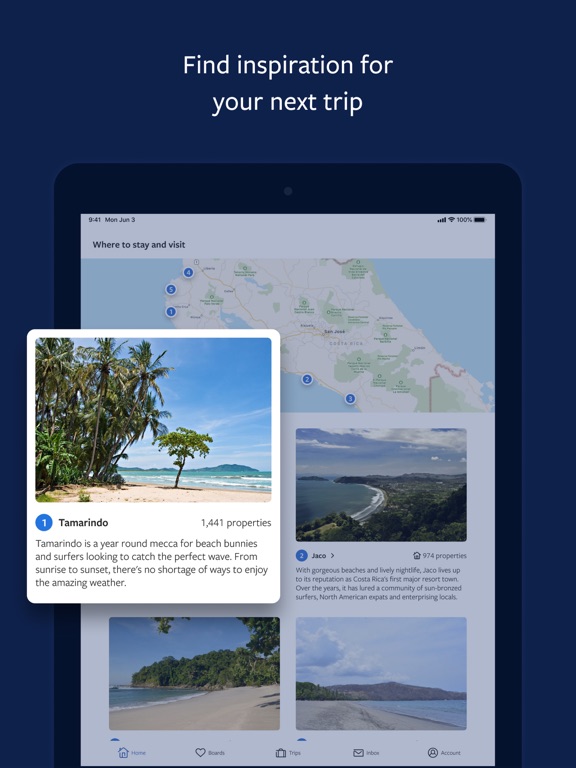 iPad Image of Vrbo Vacation Rentals