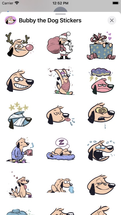 Bubby the Dog Stickers