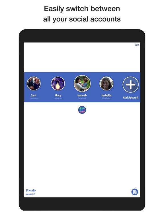 Friendly Plus Social Browser iPad app afbeelding 2