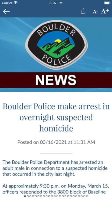 Boulder Police Department screenshot 3