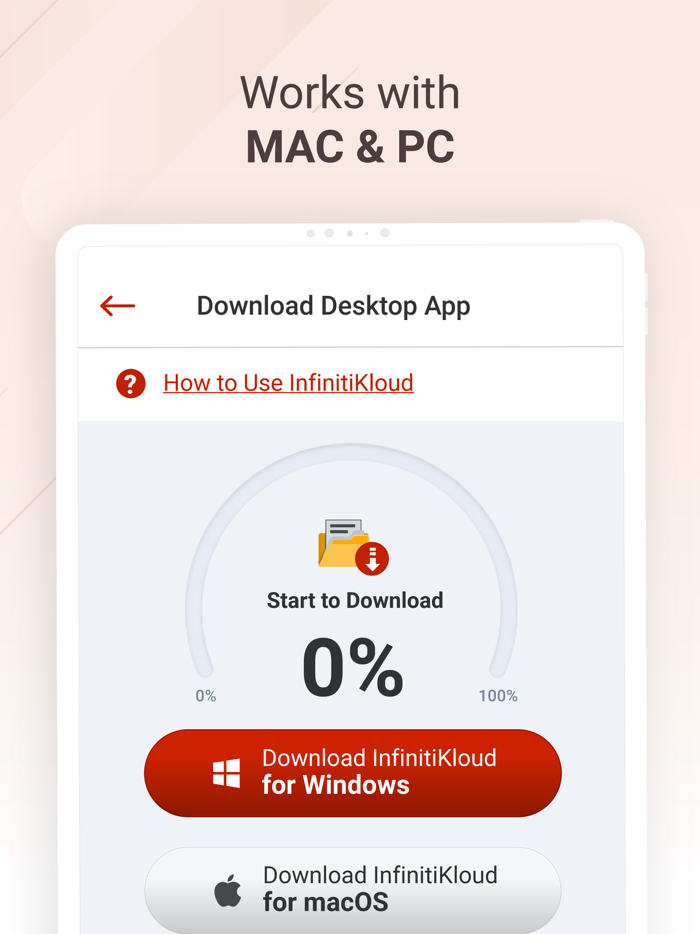 InfinitiKloud Backup  Restore