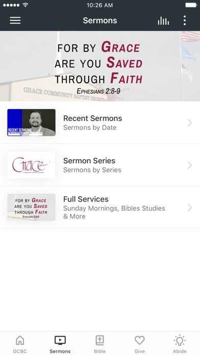 Grace Community Baptist OKC screenshot 2