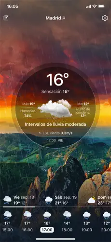 Screenshot 1 Tiempo En Vivo - Pronóstico iphone