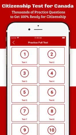 Game screenshot Citizenship Test for Canada apk