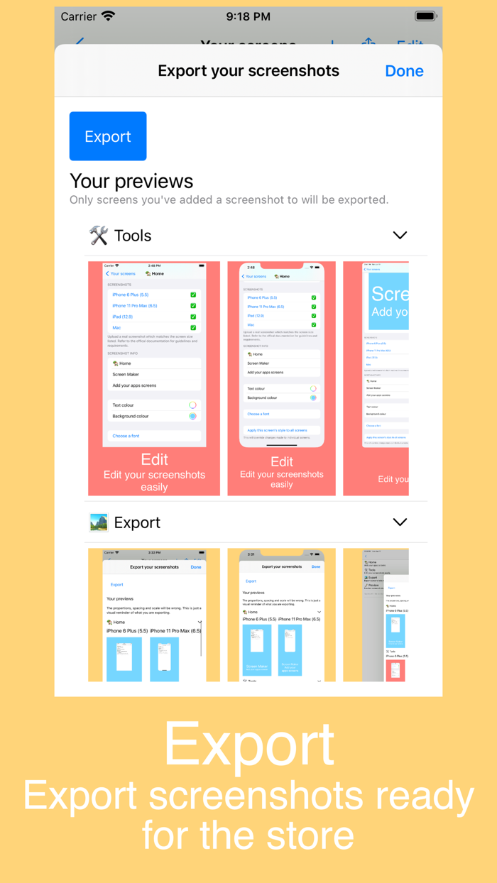 Screen Maker - App Screenshots