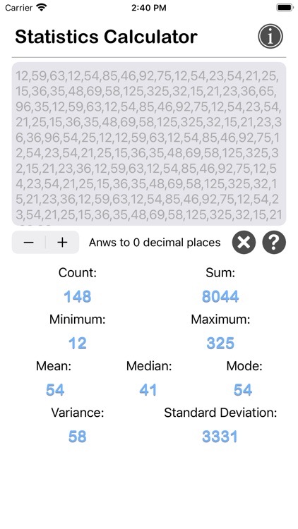 Statistics Calculator Plus screenshot-5