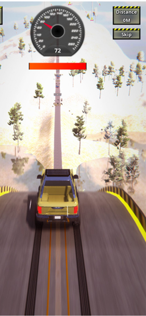 Schermata 3D di Mega Ramp Stunt Crash Games
