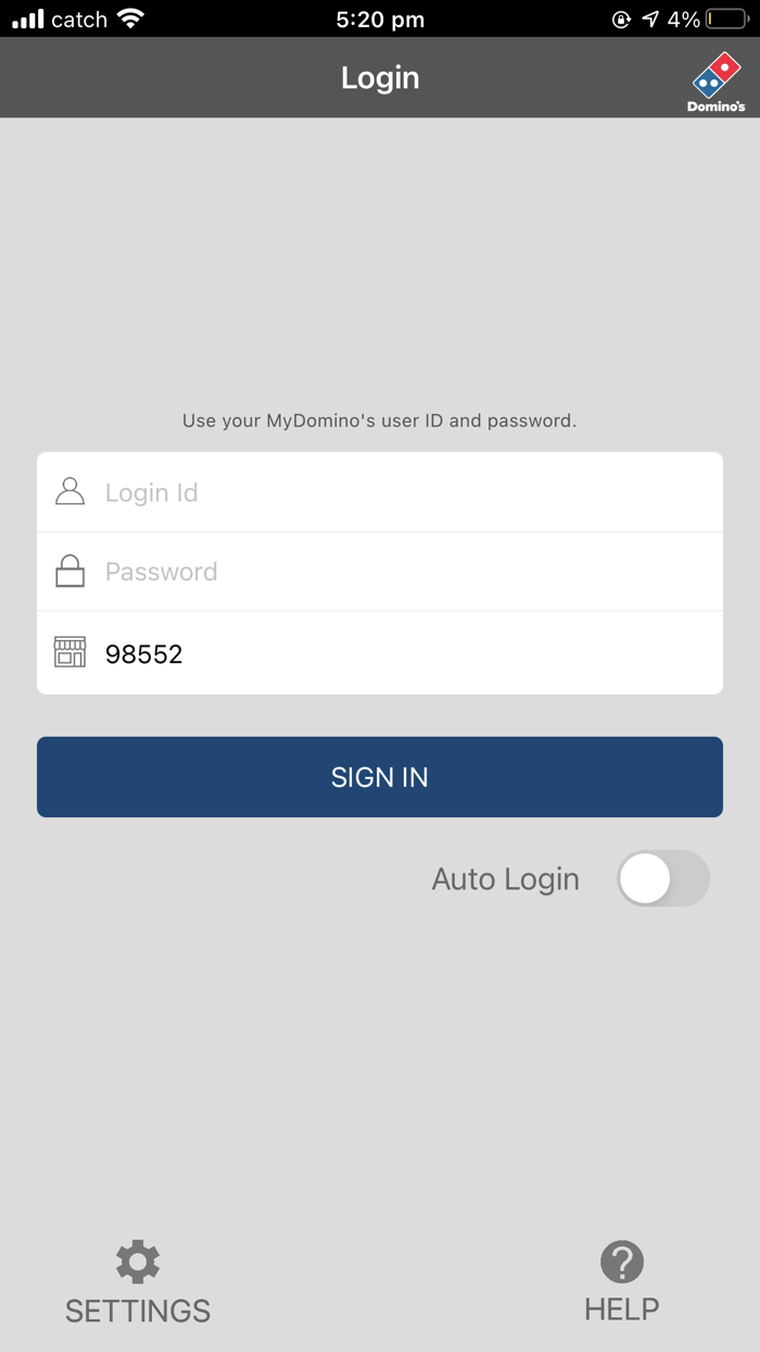 Dominos Global Inventory App