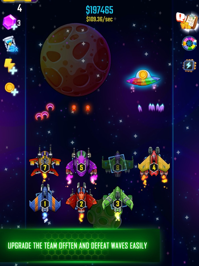 Space Defenders Merge  Idle