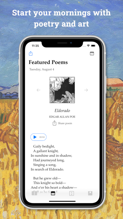 How to cancel & delete Poesie: Classic Poem a Day from iphone & ipad 1